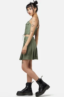 Field Work Pleated Skirt