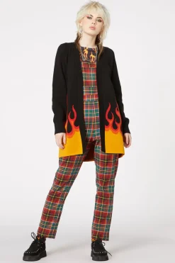 Flame On Oversized Cardi