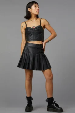 Flamin Embossed Pu Corset