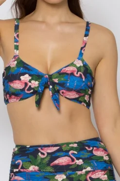 Flamingo Dance Bikini Top