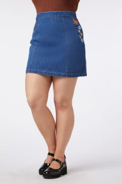 Flora Embroidered Skirt