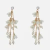 Floral Pearl Drop Earrings