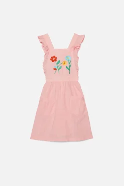 Flower Fields Embroidered Pinafore