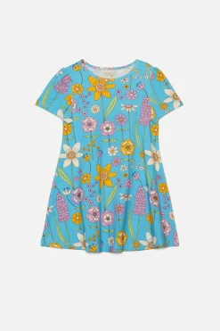 Flower Fields Kids Jersey Dress