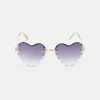 Frameless Heart Sunglasses