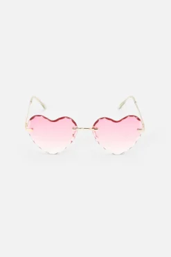 Frameless Heart Sunglasses