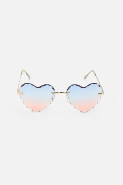 Frameless Heart Sunglasses