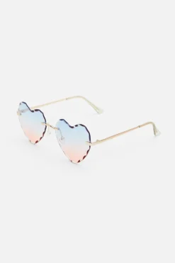 Frameless Heart Sunglasses
