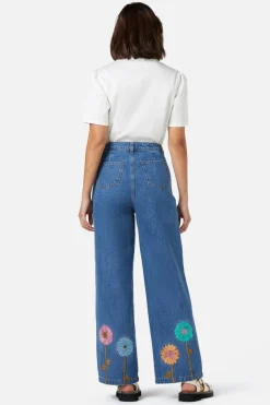 Fresh Blooms Emb Jean