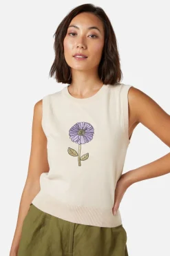 Fresh Blooms Emb Vest