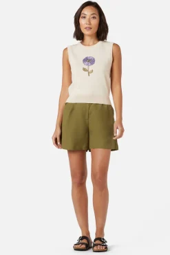 Fresh Blooms Emb Vest