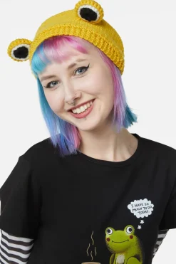 Frog Knitted Headband