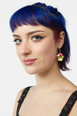 Frog Shroom Earrings