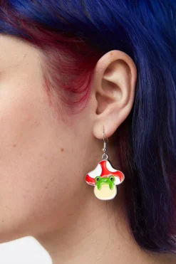 Frog Shroom Earrings