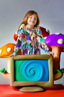 Fun Guy Kids Jersey Dress