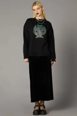Gargoyle Print Sweater