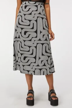 Geo Midi Skirt