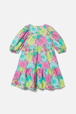 Giant Flowers Kids Dress