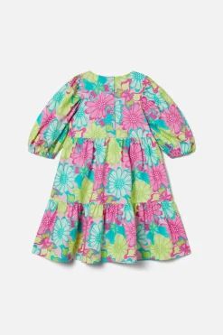 Giant Flowers Kids Dress