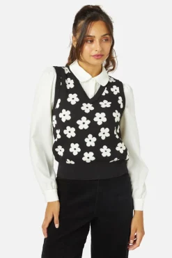 Gigi Daisy Knit Vest
