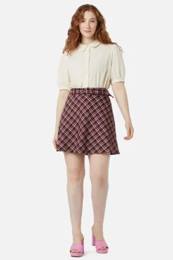 Gina Check A Line Skirt