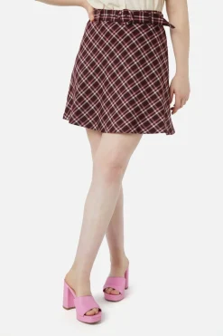 Gina Check A Line Skirt