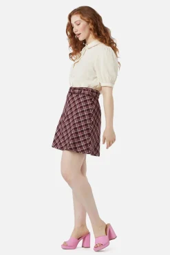 Gina Check A Line Skirt