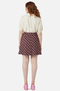 Gina Check A Line Skirt