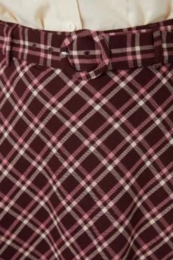 Gina Check A Line Skirt