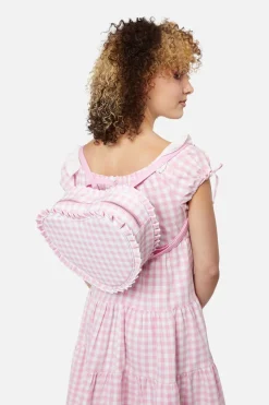 Gingham Heart Backpack