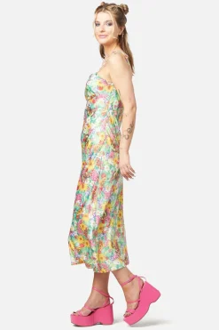 Glade Satin Slip Dress