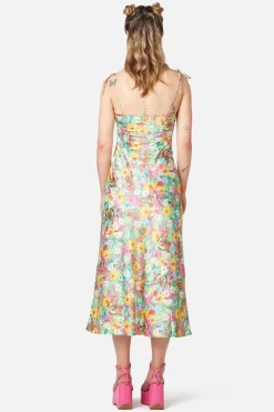 Glade Satin Slip Dress