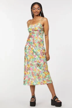 Glade Satin Slip Dress