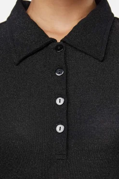 Glitter Mesh Midi Dress