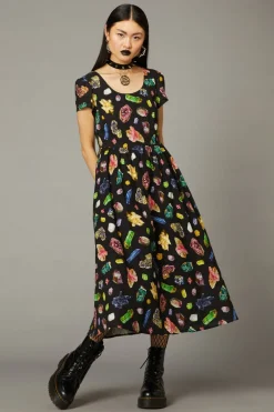 Glorious Geodes Goth Dress