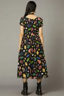 Glorious Geodes Goth Dress