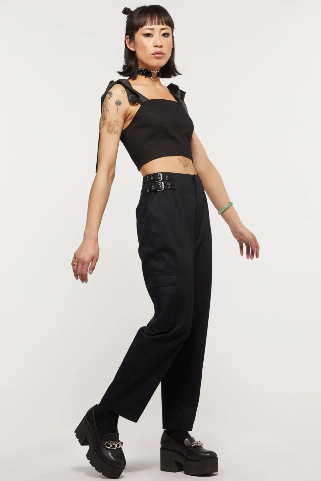 Goth Belted Pants