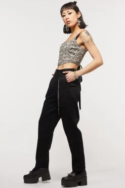 Goth Chain Clip Pants