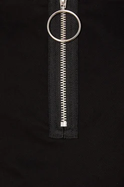 Goth Pleated Twill Pinny