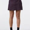 Goth Stripe Drill Skort