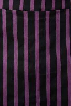 Goth Stripe Drill Skort