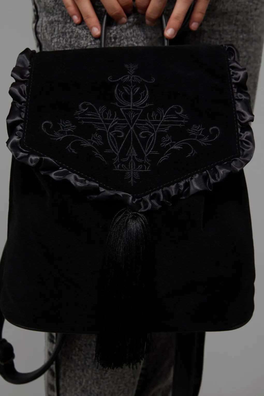 Gothic Velvet Backpack