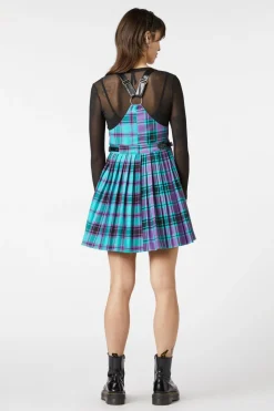 Grinning Tartan Pinafore
