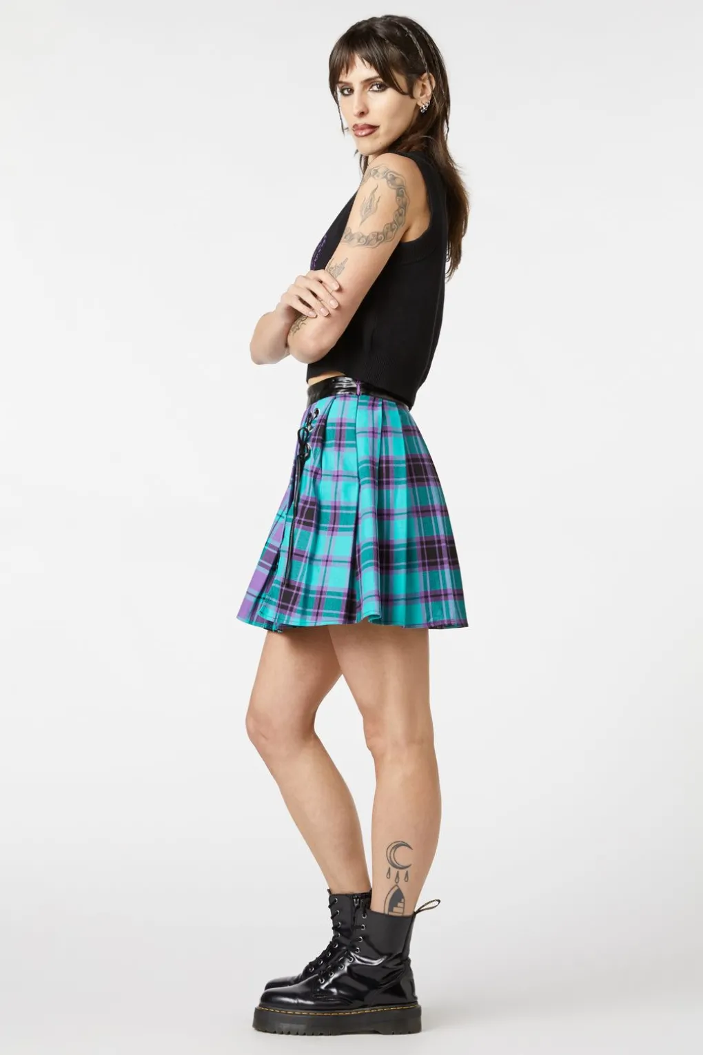 Grinning Tartan Skort
