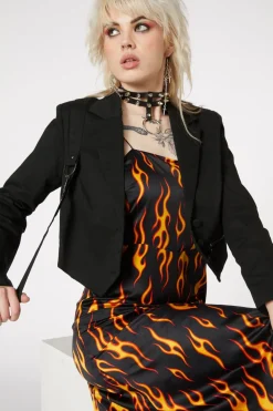 Grunge Cropped Blazer