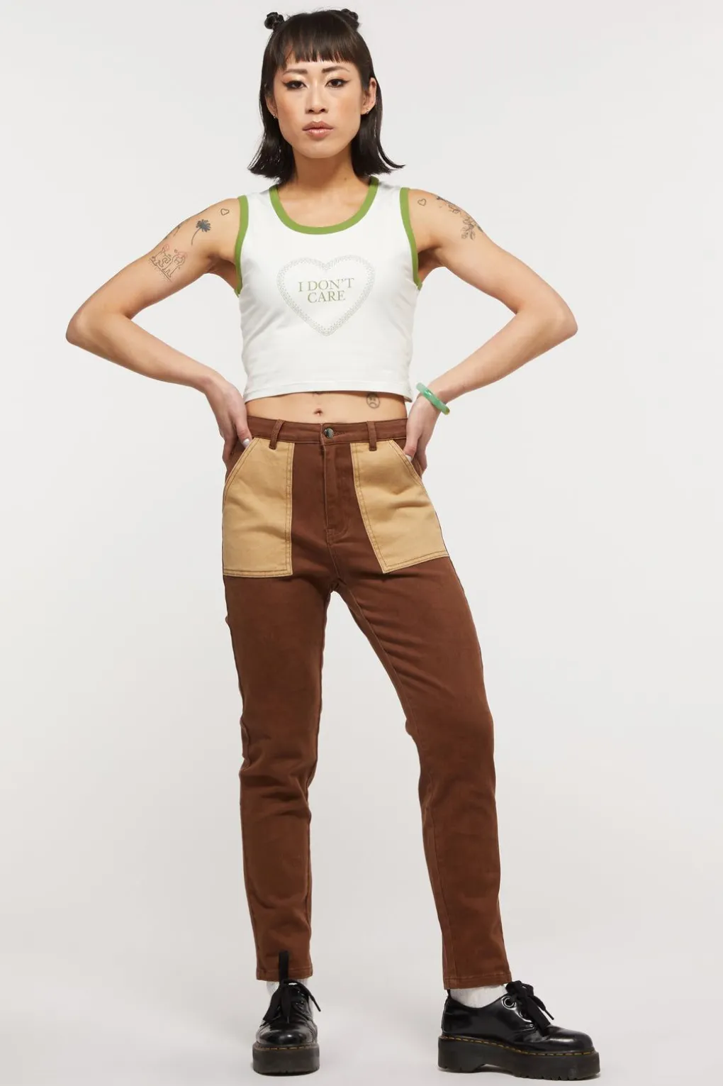 Hamlet Split Drill Jeans