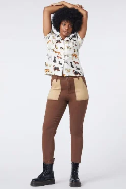 Hamlet Split Drill Jeans