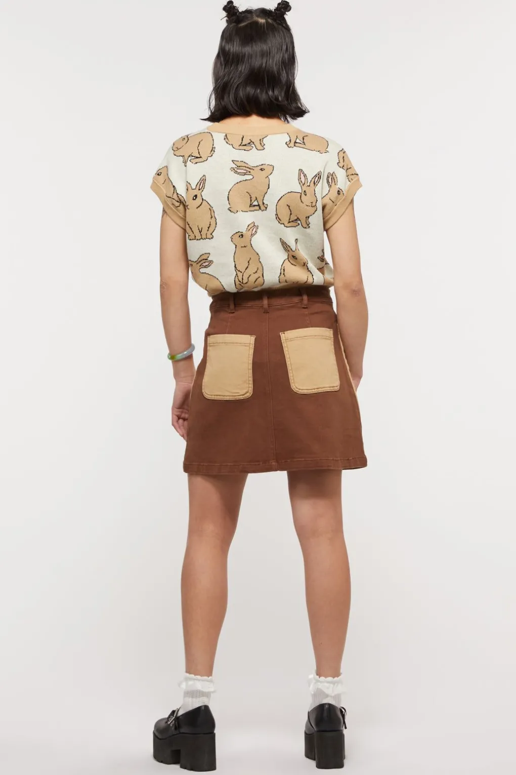 Hamlet Split Drill Skirt