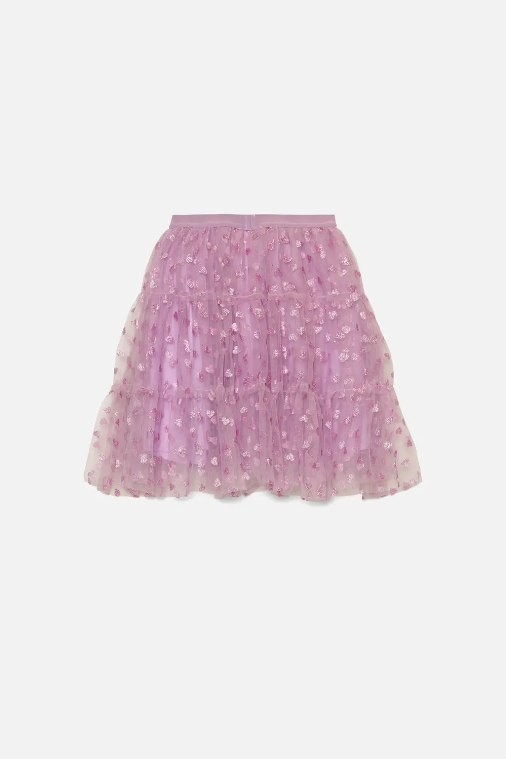 Heart Kids Mesh Skirt