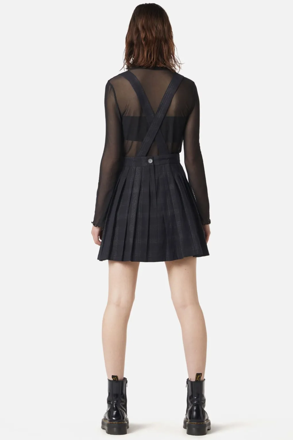 High Society Pleated Tartan Skirt